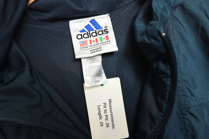 Adidas Vintage Half Zip Windbreaker Jacket XL 90s