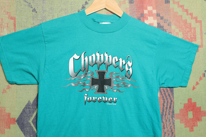 Choppers Forever Vintage Y2k Biker T Shirt 2000s Youth Medium