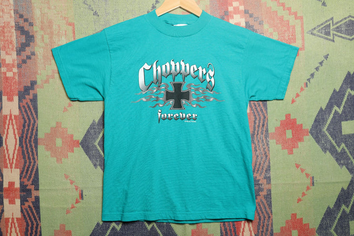Choppers Forever Vintage Y2k Biker T Shirt 2000s Youth Medium