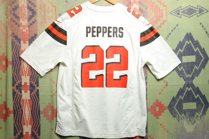 Cleveland Browns Jabril Peppers Football Jersey Large