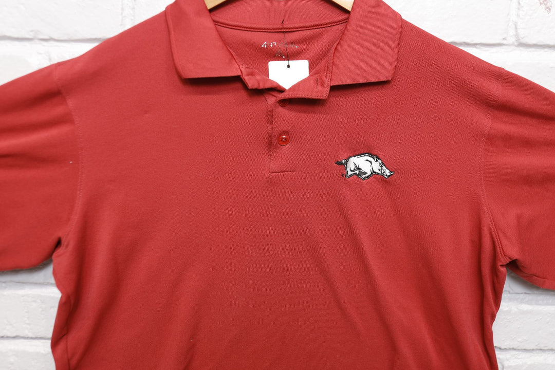 Arkansas Razorbacks Polo Shirt Large