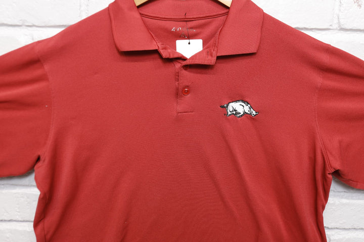 Arkansas Razorbacks Polo Shirt Large