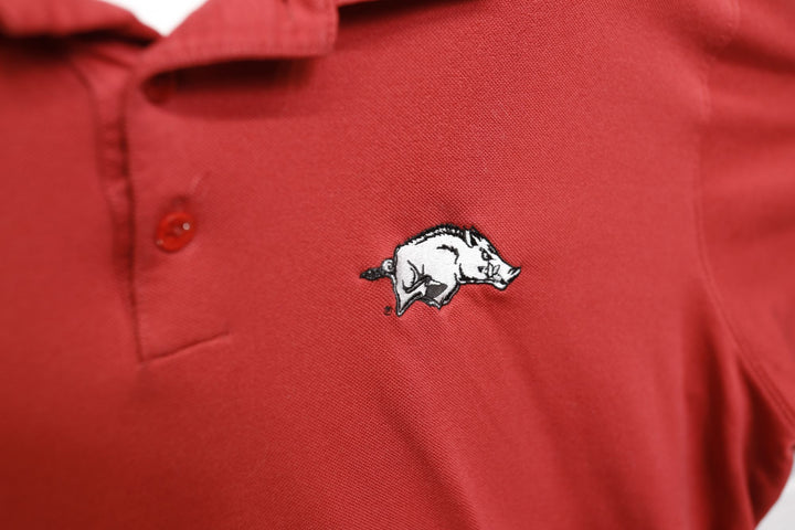 Arkansas Razorbacks Polo Shirt Large