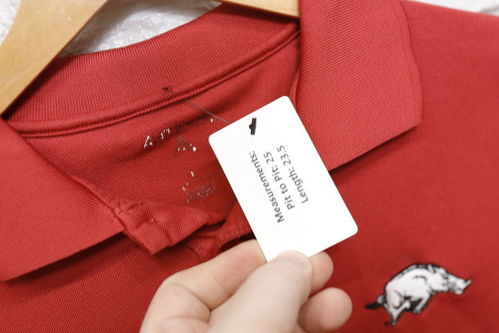 Arkansas Razorbacks Polo Shirt Large