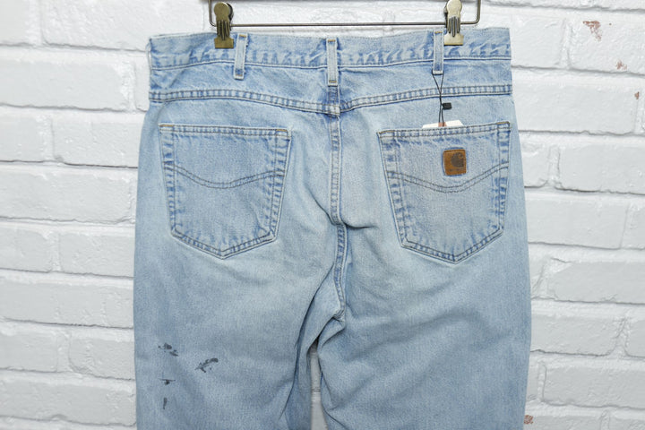 Carhartt Vintage Paint Splattered Jeans 2000s 35/31