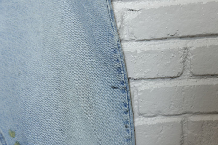 Carhartt Vintage Paint Splattered Jeans 2000s 35/31