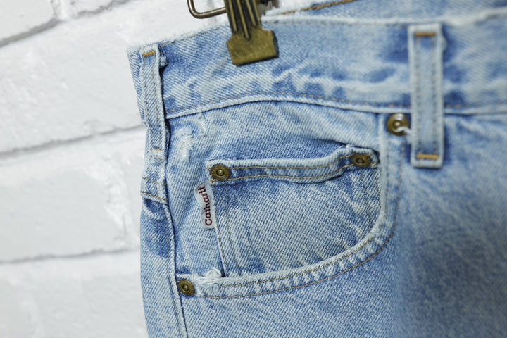 Carhartt Vintage Paint Splattered Jeans 2000s 35/31