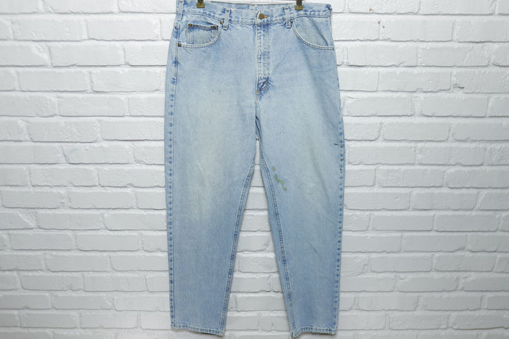 Carhartt Vintage Paint Splattered Jeans 2000s 35/31
