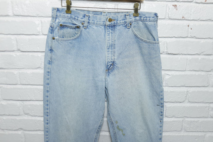 Carhartt Vintage Paint Splattered Jeans 2000s 35/31