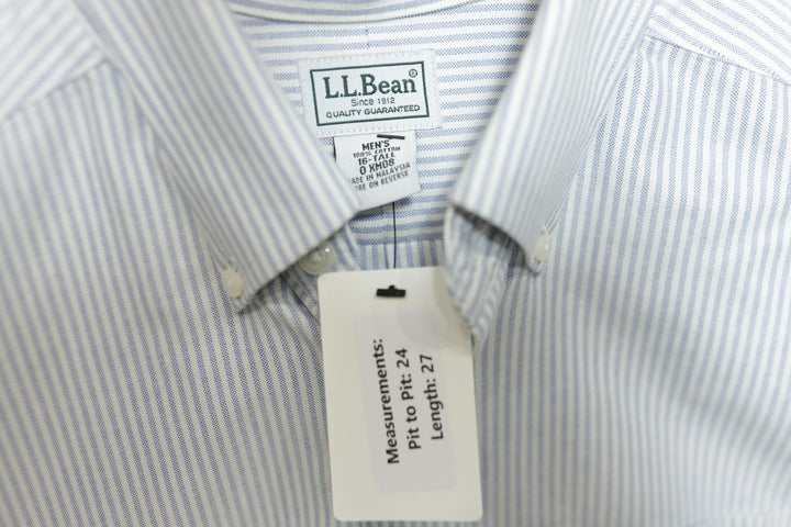 LL Bean Cropped Vintage Shirt Large 2000s