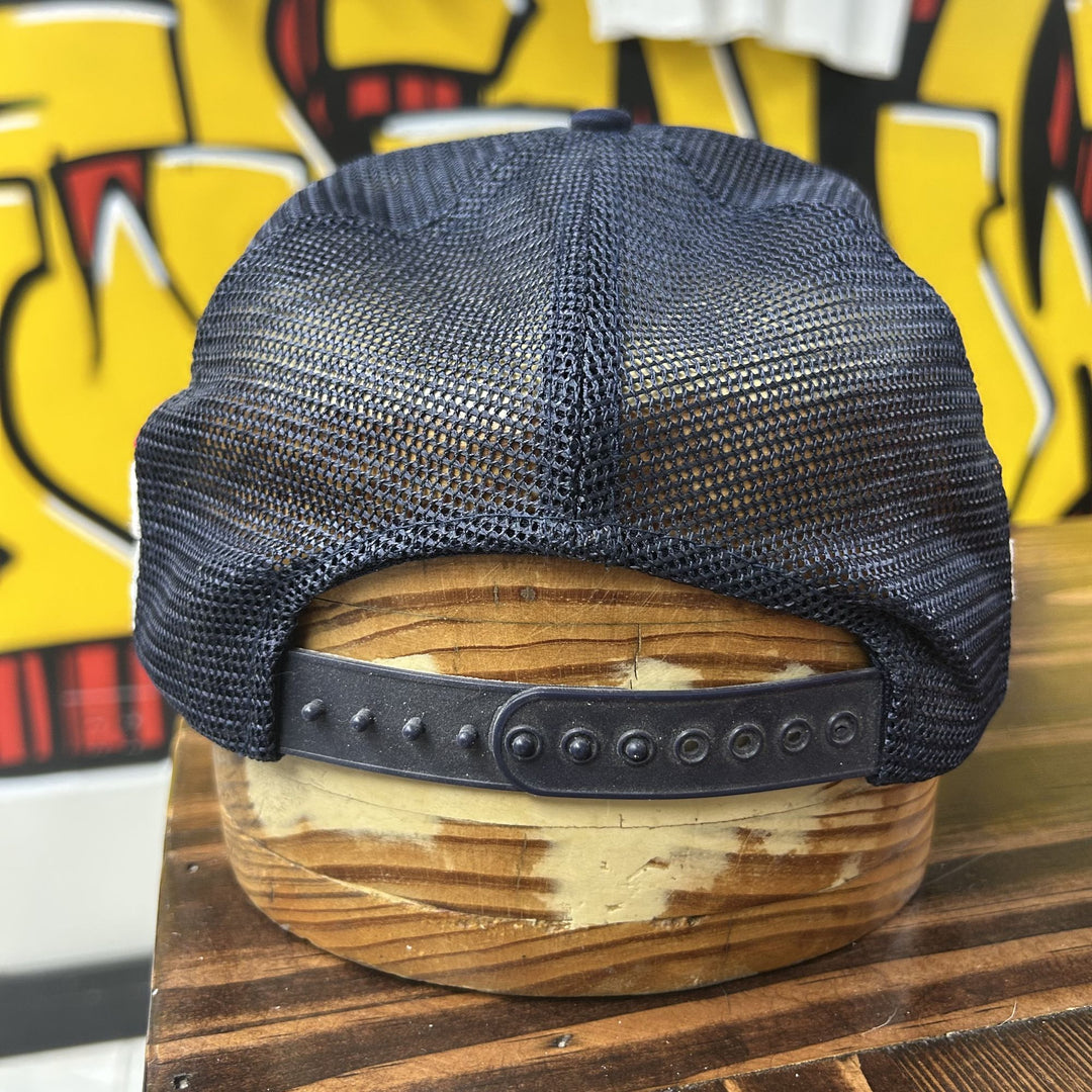 US Space Shuttle Vintage 3 Strip Snapback Trucker Hat 80s