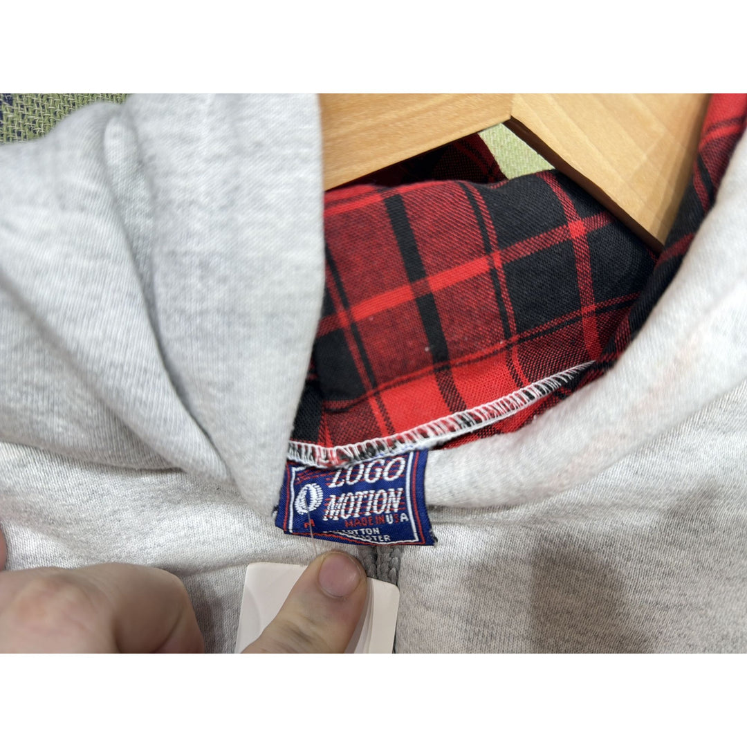 University of Arkansas Vintage Heather Gray Hoodie Medium 90s