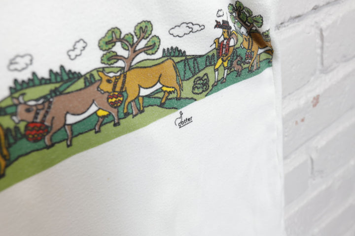 Switzerland Vintage T Shirt Medium 80s
