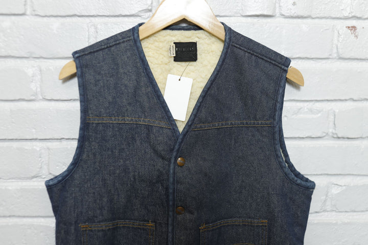 Roebucks Vintage Denim Vest Medium 70s