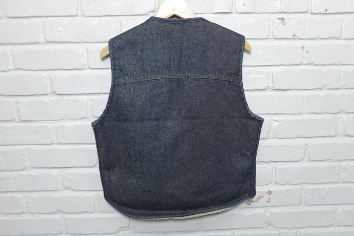 Roebucks Vintage Denim Vest Medium 70s
