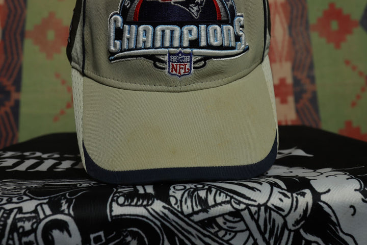 Patriots Super Bowl XXXIX Vintage Reebok Strap Back Hat 2000s