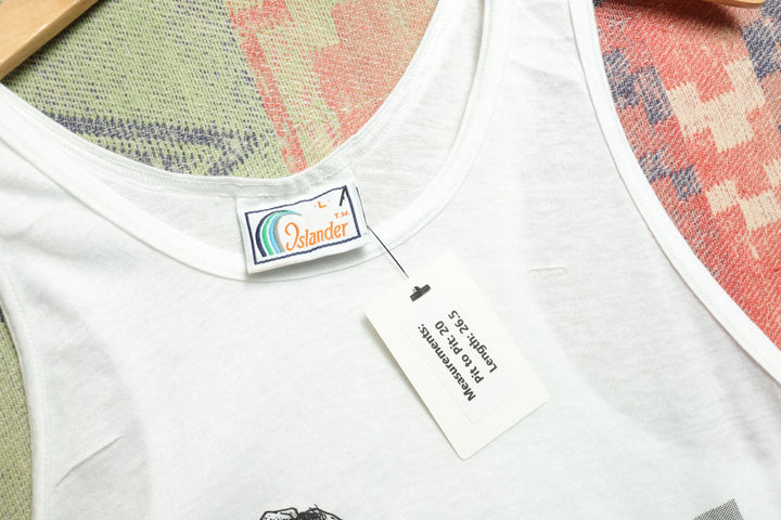 Hot Women Fast Cars Vintage Tank Top  Large 90s