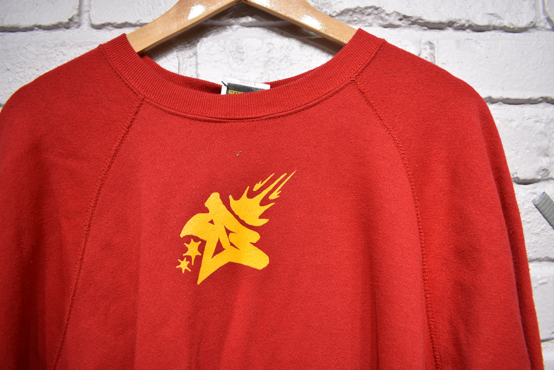 Beterbilt pinecone sweatshirt size xl (red/gold)