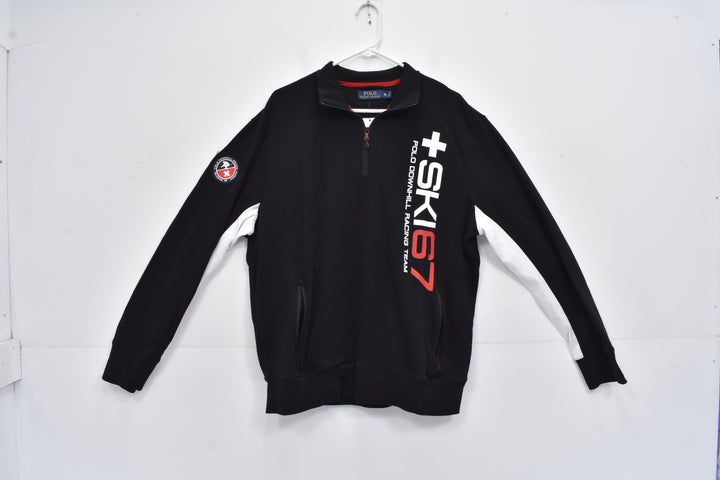 2010s polo downhill racing team quarter zip size xl